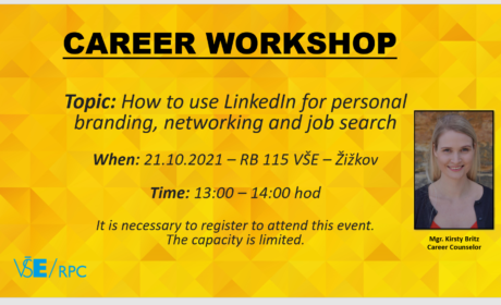 Workshop: How to create an attractive LinkedIn profile – 21. 10. 2021