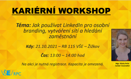 Workshop: Jak vytvořit profil na LinkedIn, který zaujme – 21.10.2021